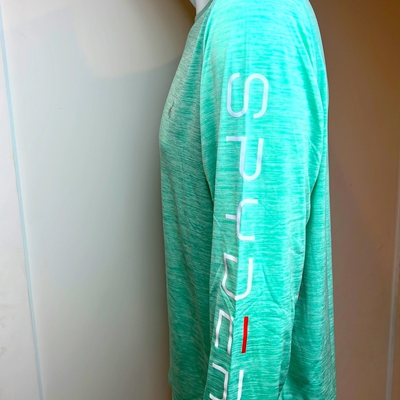 SPYDER SWIM RASH GUARD SURF SAND SUN SHIRT YPF 30+, BEAUTIFUL LIGHT GREEN, XL - Picture 4 of 13